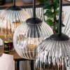 Ripoll Lampadario a sospensione, Lampada a sfera, Lampada a sospensione Écru, Nero, 4-Luci