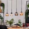 Ripoll Lampadario a sospensione, Lampada a sfera, Lampada a sospensione Écru, Nero, 4-Luci