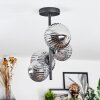 Chehalis Plafoniera, Lampada a sfera Grigio fumo, 4-Luci