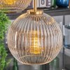 Koyoto Lampadario a sospensione, Lampada a sfera, Lampada a sospensione Oro, Nero, 5-Luci