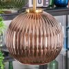 Koyoto Lampadario a sospensione, Lampada a sfera, Lampada a sospensione Oro, Nero, 5-Luci