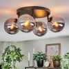 Gastor Plafoniera, Lampada a sfera Grigio fumo, 4-Luci