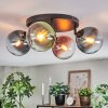 Gastor Plafoniera, Lampada a sfera Blu, Verde, Chiaro, Ramato, 4-Luci