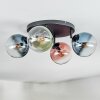 Gastor Plafoniera, Lampada a sfera Blu, Verde, Chiaro, Ramato, 4-Luci