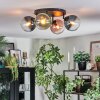 Gastor Plafoniera, Lampada a sfera Blu, Verde, Chiaro, Ramato, 4-Luci