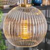 Koyoto Lampadario a sospensione, Lampada a sfera, Lampada a sospensione Oro, Nero, 5-Luci