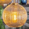Koyoto Lampadario a sospensione, Lampada a sfera, Lampada a sospensione Oro, Nero, 5-Luci