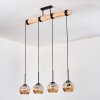 Ripoll Lampadario a sospensione, Lampada a sfera, Lampada a sospensione Écru, Nero, 4-Luci