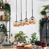 Ripoll Lampadario a sospensione, Lampada a sfera, Lampada a sospensione Écru, Nero, 4-Luci
