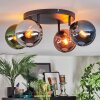 Gastor Plafoniera, Lampada a sfera Blu, Cromo, Verde, Ramato, Grigio fumo, 4-Luci