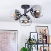 Koyoto Plafoniera, Lampada a sfera Chiaro, Grigio fumo, 3-Luci