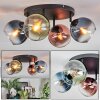 Koyoto Plafoniera, Lampada a sfera Blu, Verde, Chiaro, Ramato, 4-Luci