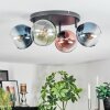 Koyoto Plafoniera, Lampada a sfera Blu, Verde, Chiaro, Ramato, 4-Luci