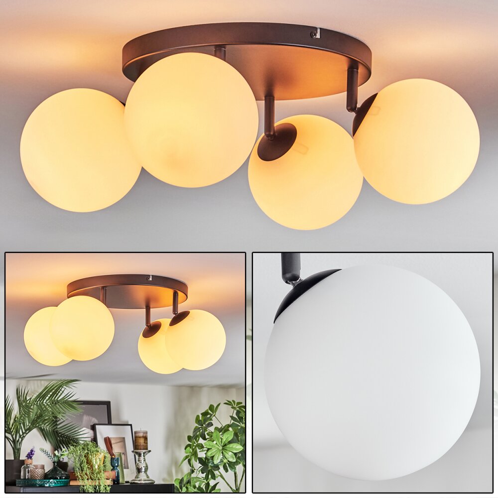 Gastor Plafoniera, Lampada a sfera Bianco, 4-Luci main product photo