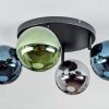 Gastor Plafoniera, Lampada a sfera Blu, Cromo, Verde, Grigio fumo, 4-Luci