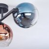 Koyoto Plafoniera, Lampada a sfera Blu, Verde, Chiaro, Ramato, 3-Luci