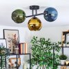 Koyoto Plafoniera, Lampada a sfera Blu, Oro, Verde, 3-Luci