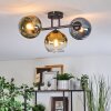 Koyoto Plafoniera, Lampada a sfera Blu, Oro, Verde, Chiaro, 3-Luci