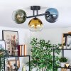 Koyoto Plafoniera, Lampada a sfera Blu, Oro, Verde, Chiaro, 3-Luci