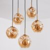 Ripoll Lampadario a sospensione, Lampada a sfera, Lampada a sospensione Oro, Nero, 5-Luci