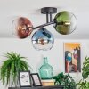 Koyoto Plafoniera, Lampada a sfera Blu, Verde, Chiaro, Ramato, 3-Luci
