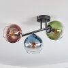 Koyoto Plafoniera, Lampada a sfera Blu, Verde, Chiaro, Ramato, 3-Luci