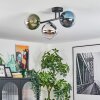 Gastor Plafoniera, Lampada a sfera Blu, Cromo, Verde, Chiaro, Grigio fumo, 3-Luci