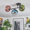 Gastor Plafoniera, Lampada a sfera Blu, Verde, Chiaro, Ramato, 3-Luci