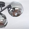 Ripoll Plafoniera, Lampada a sfera Grigio fumo, 3-Luci