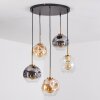 Ripoll Lampadario a sospensione, Lampada a sfera, Lampada a sospensione Oro, Nero, 5-Luci