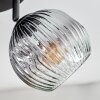 Ripoll Plafoniera, Lampada a sfera Chiaro, Grigio fumo, 4-Luci