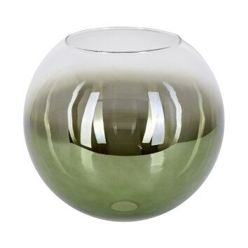 Paralume in vetro  Koyoto Vetro di ricambio, pezzo di ricambio 30 cm Verde, Chiaro