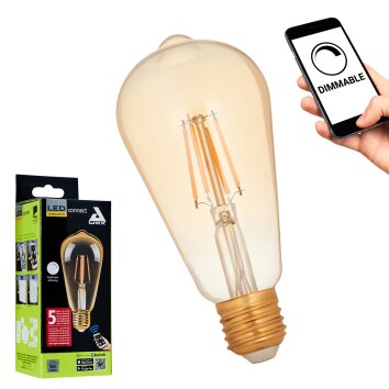E27 LED 5.5 Watt bianco caldo dimmerabile 500 Lumen