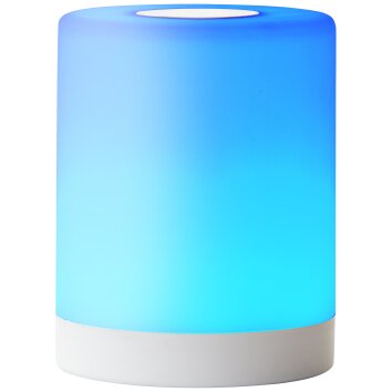 Illuminazione Brilliant Aro Lampada da tavolo LED Bianco, 1-Luce