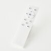 Illuminazione Brilliant Briston Plafoniera LED Bianco, 1-Luce, Telecomando