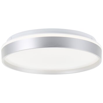 Illuminazione Brilliant Britt Plafoniera LED Bianco, 1-Luce, Telecomando