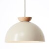 Illuminazione Brilliant Nalam Lampada a sospensione Beige, 3-Luci