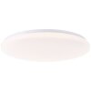 Illuminazione Brilliant Troba Plafoniera LED Bianco, 1-Luce, Telecomando