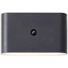 Illuminazione Brilliant Xino Lampada da parete per esterno LED Nero, 1-Luce
