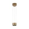 Paul Neuhaus Q-Serie Q-STRETTO Lampada a sospensione LED Bronzo, 2-Luci, Telecomando