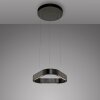 Paul Neuhaus Q-Serie Q-STRETTO Lampada a sospensione LED Nero, 2-Luci, Telecomando
