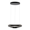 Paul Neuhaus Q-Serie Q-STRETTO Lampada a sospensione LED Nero, 2-Luci, Telecomando