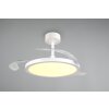 Illuminazione Reality mit Lampada con ventilatore LED Bianco, 1-Luce, Telecomando