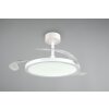 Illuminazione Reality mit Lampada con ventilatore LED Bianco, 1-Luce, Telecomando