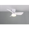 Illuminazione Reality mit Lampada con ventilatore LED Bianco, 1-Luce, Telecomando