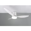 Illuminazione Reality mit Lampada con ventilatore LED Bianco, 1-Luce, Telecomando