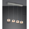 Illuminazione Trio Leuchten Dios Lampada a sospensione LED Nichel opaco, 4-Luci