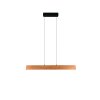 Illuminazione Trio Leuchten Edgewood Lampada a sospensione LED Legno chiaro, 1-Luce