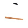 Illuminazione Trio Leuchten EDGEWOOD Lampada a sospensione LED Legno chiaro, 1-Luce