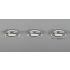 Illuminazione Trio Leuchten Himal Lampada da incasso LED Nichel opaco, 3-Luci